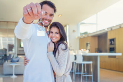 A couple with house key